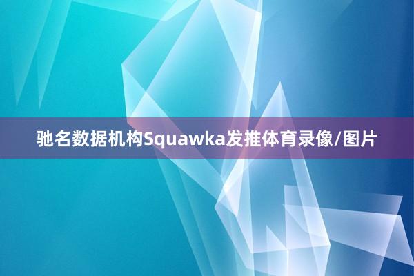 驰名数据机构Squawka发推体育录像/图片