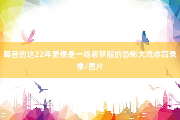 畴昔的这22年更像是一场恶梦般的恐怖大戏体育录像/图片